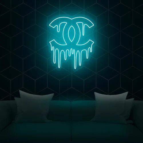"Chanel" Drip LED Neon Sign