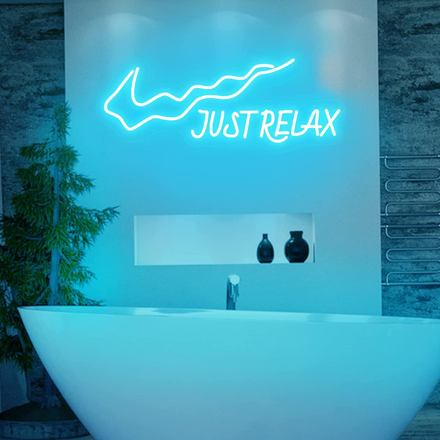 JUST RELAX Neon LED sign