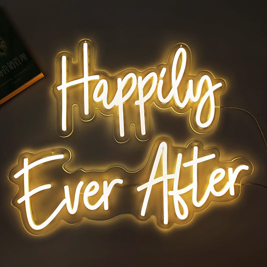Happily Ever After LED Neon Light Sign