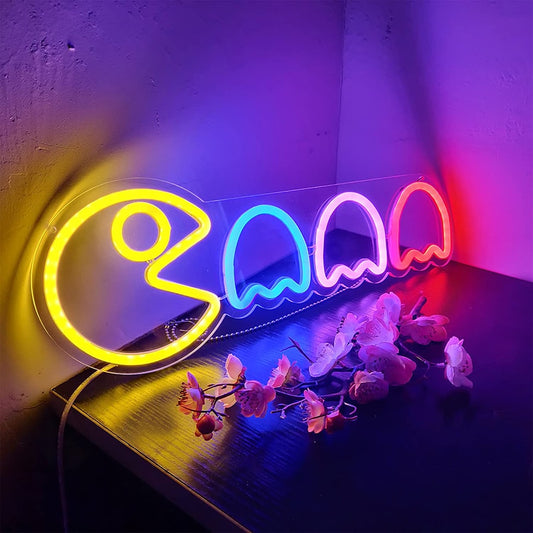 Pac-Man Retro LED neon sign